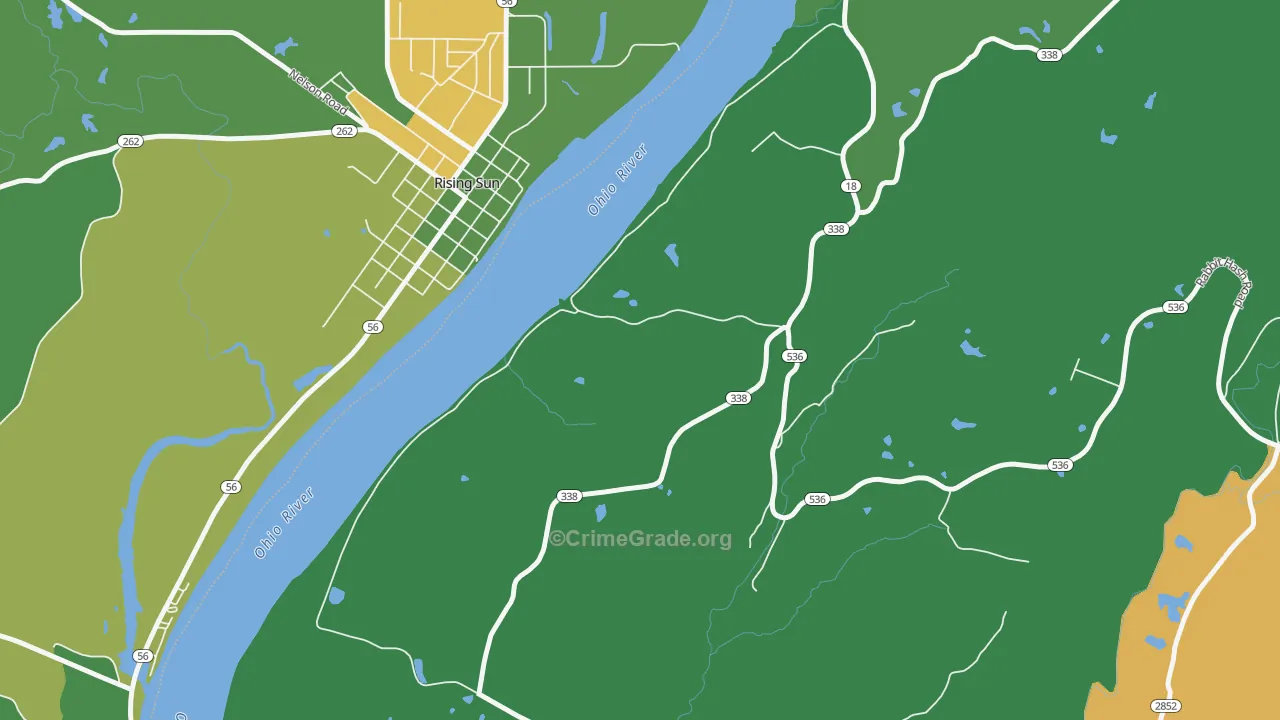 Rabbit Hash, KY Map of Theft Rates