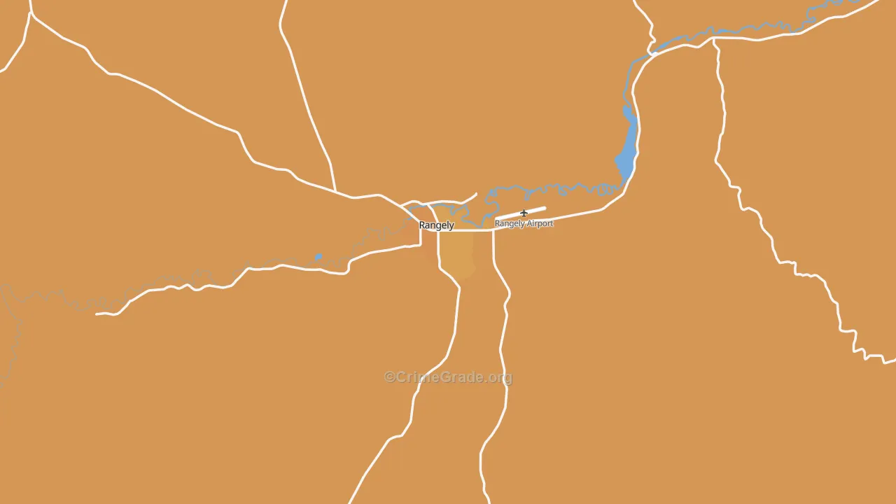 Rangely, CO Map of Theft Rates