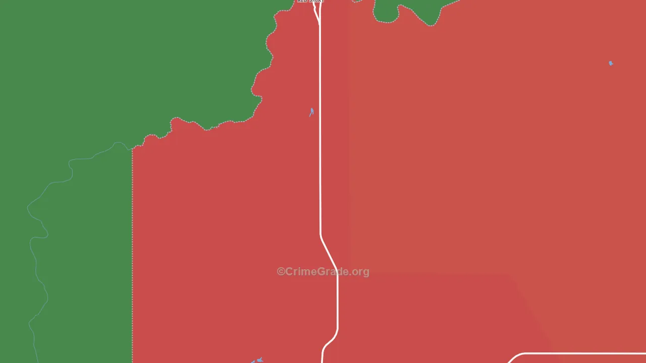 Red Shirt, SD Map of Theft Rates