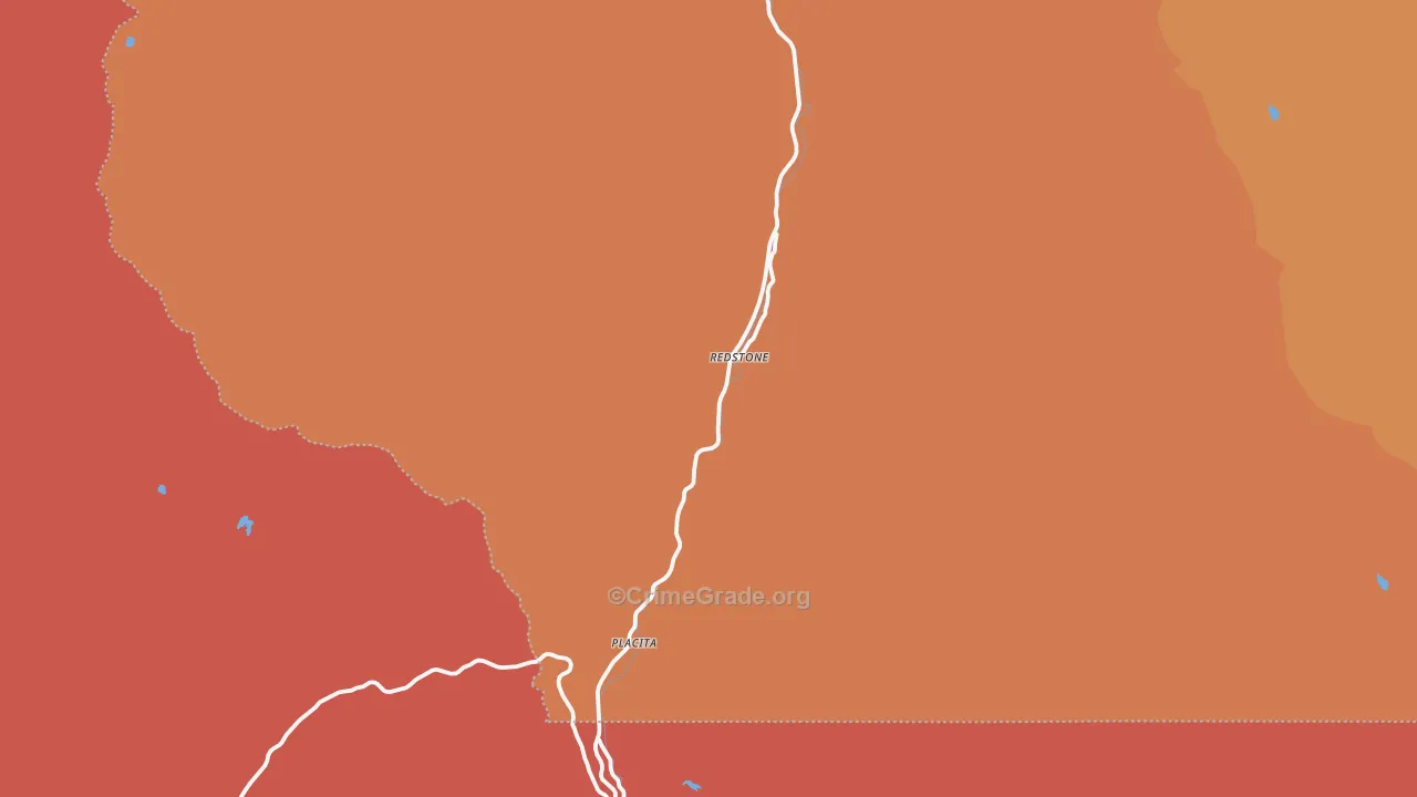 Redstone, CO Map of Theft Rates
