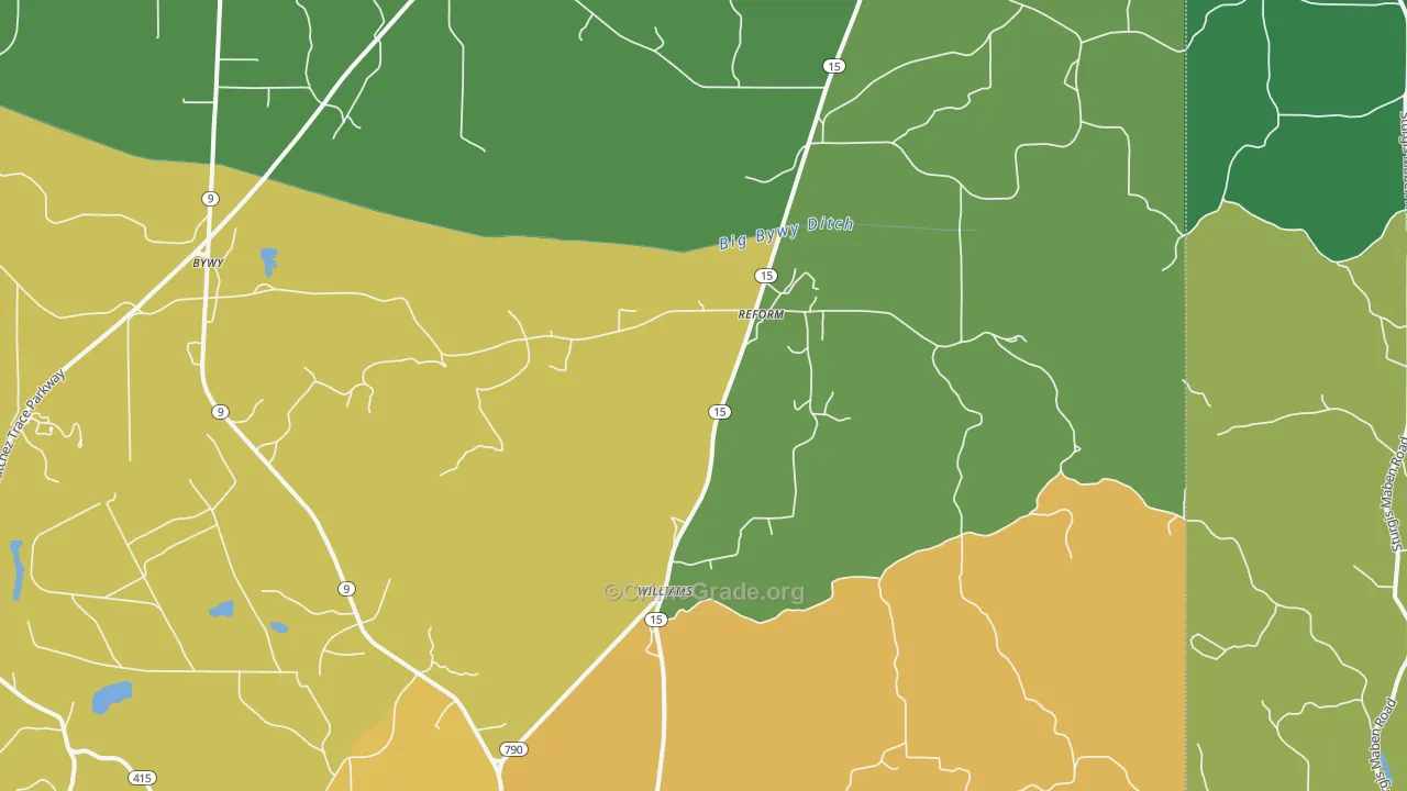 Reform, MS Map of Theft Rates