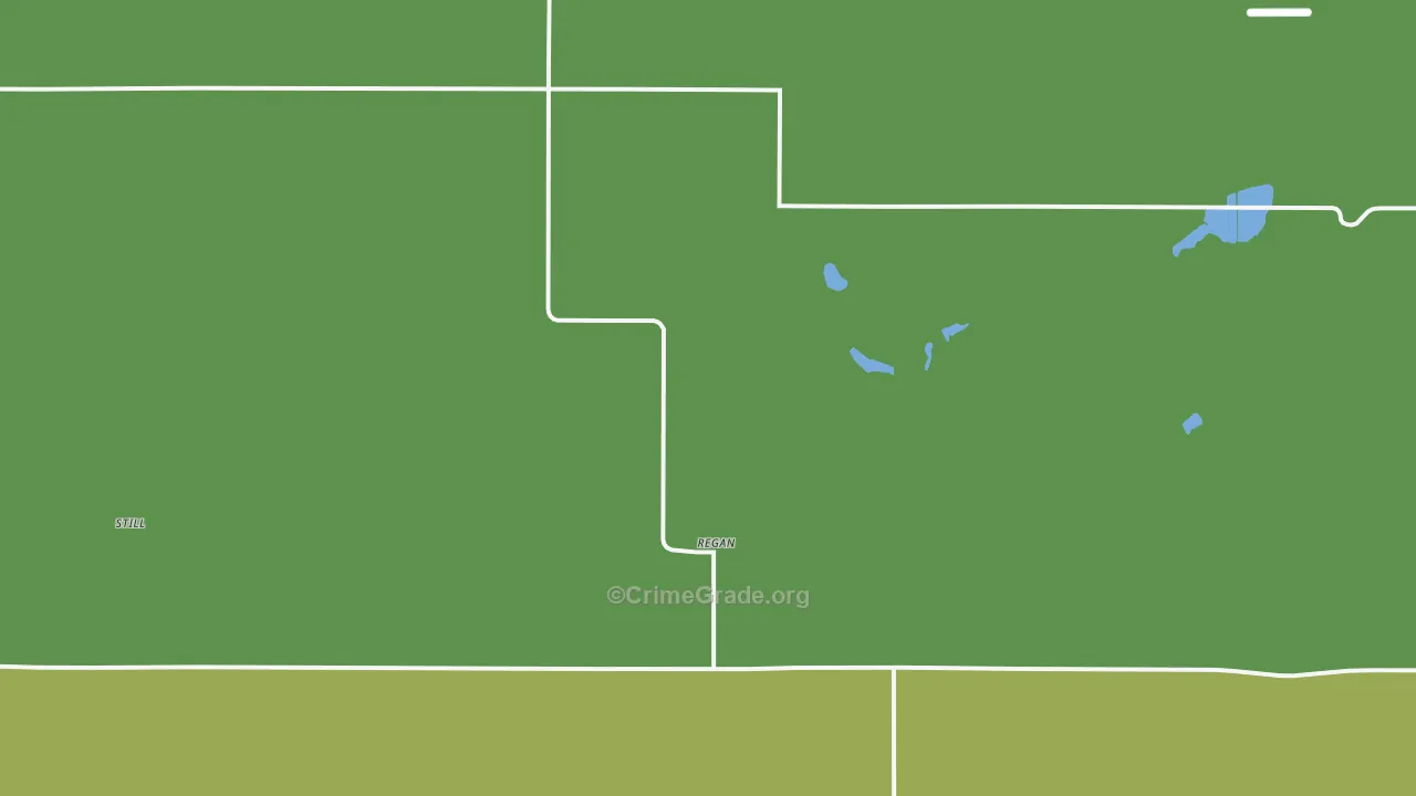 Regan, ND Map of Theft Rates