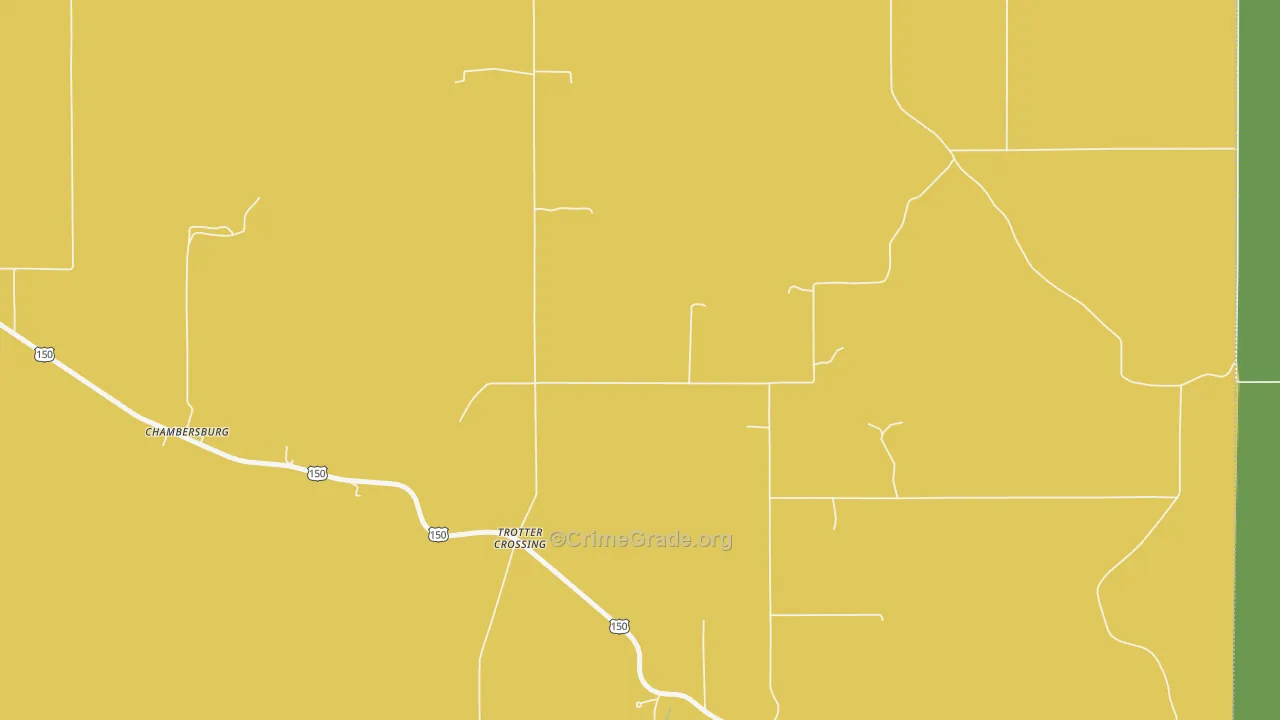 Rego, IN Map of Theft Rates