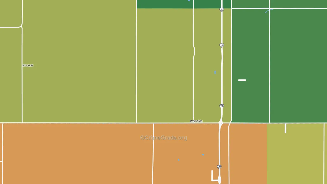 Reynolds, ND Map of Theft Rates