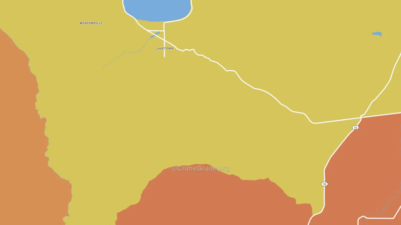 Rich County, UT Map of Theft Rates