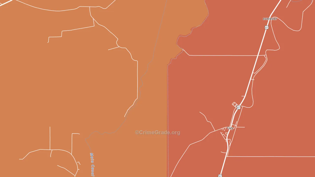 Richey, MS Map of Theft Rates