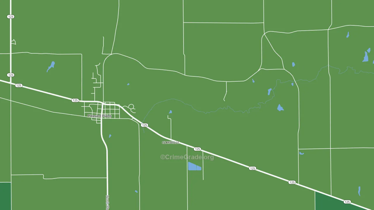 Richland, IL Map of Theft Rates