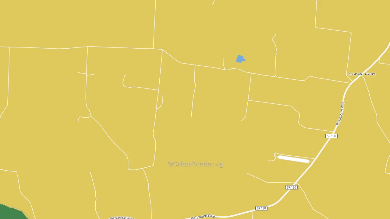 Richmond, TN Map of Theft Rates