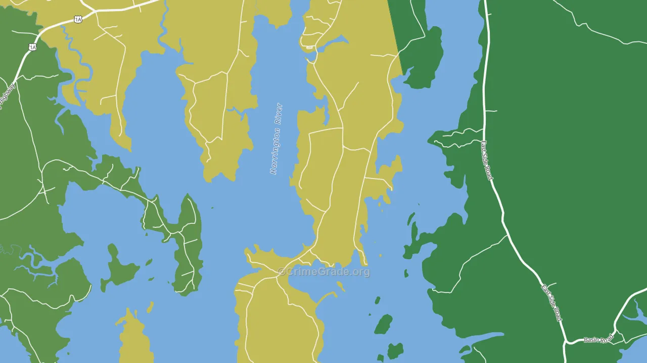 Ripley, ME Map of Theft Rates