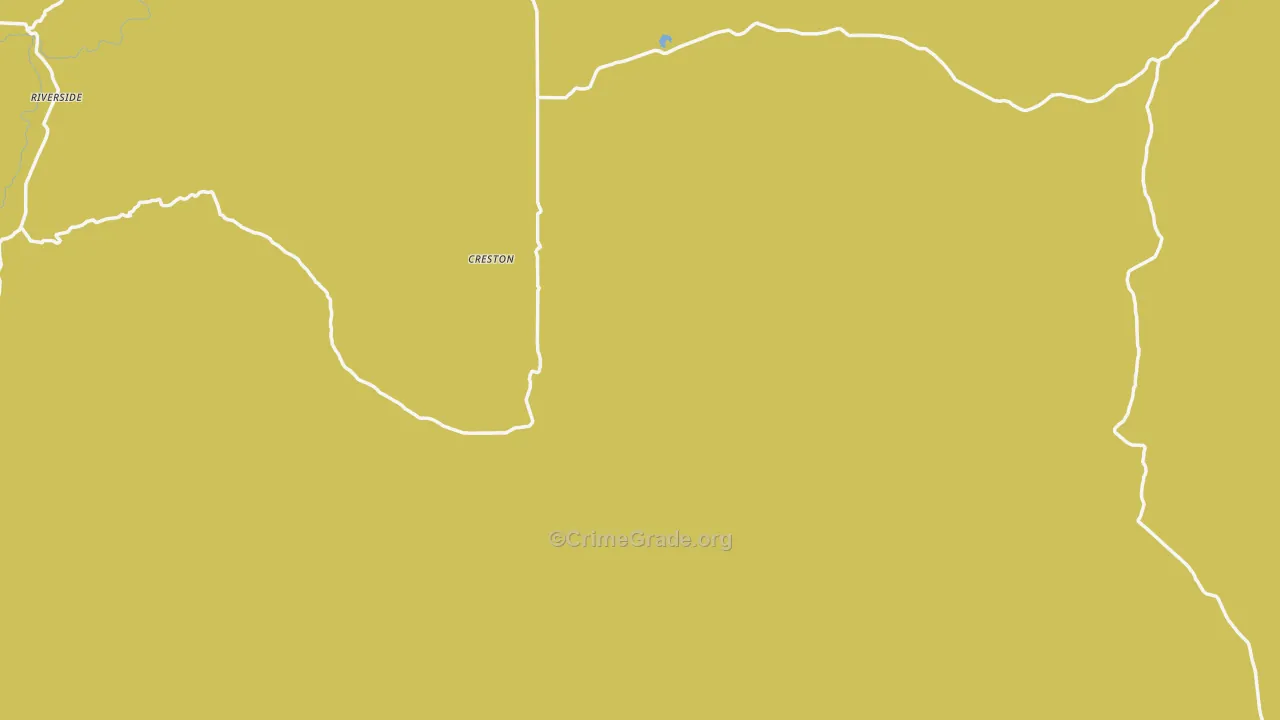 Riverside, OR Map of Theft Rates