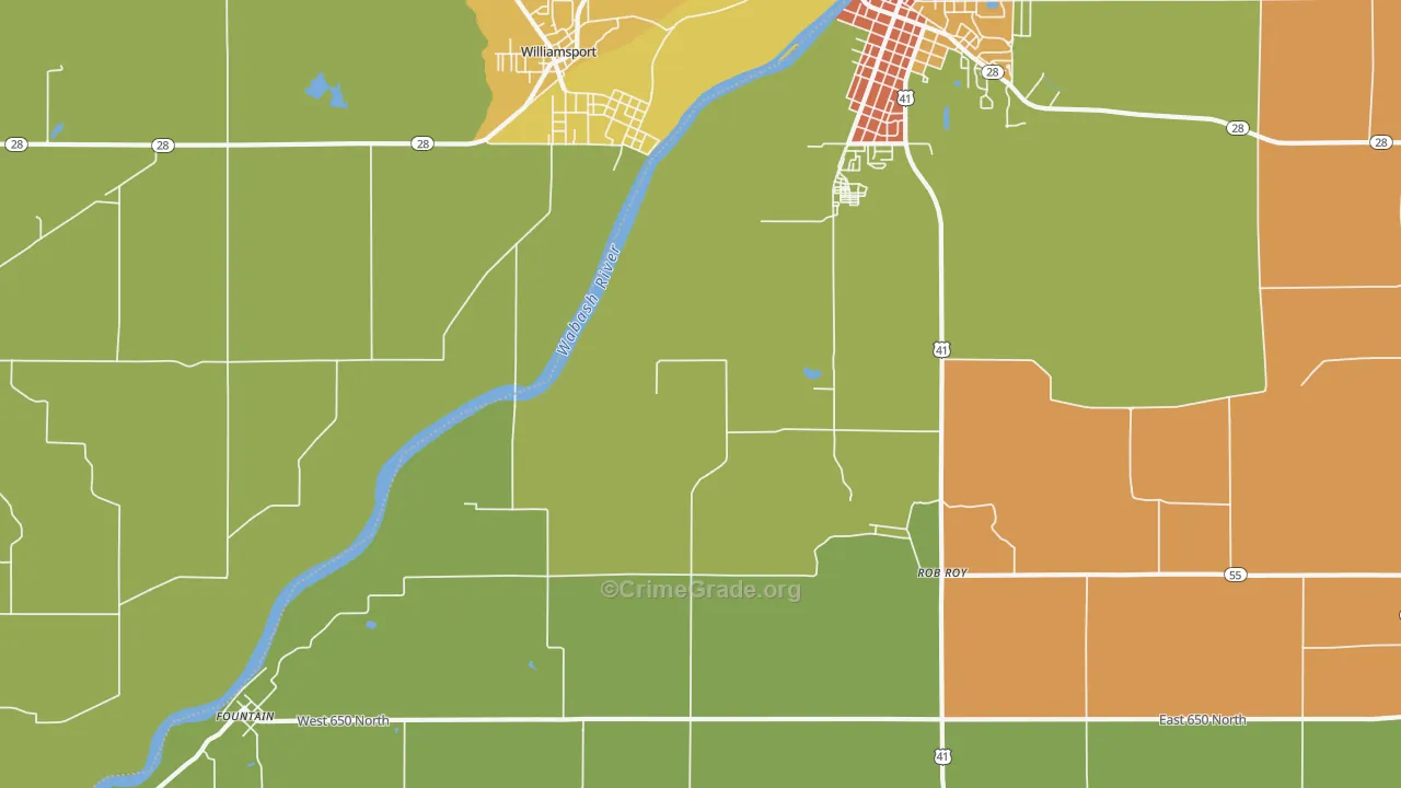 Rob Roy, IN Map of Theft Rates