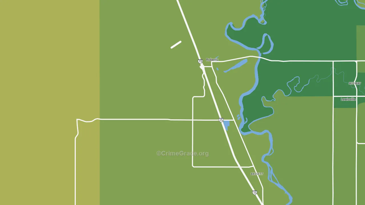 Roberts, ID Map of Theft Rates