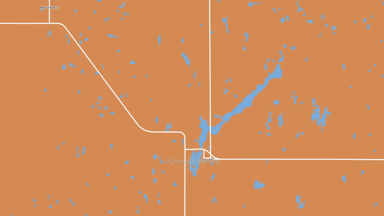 Rocklake, ND Map of Theft Rates