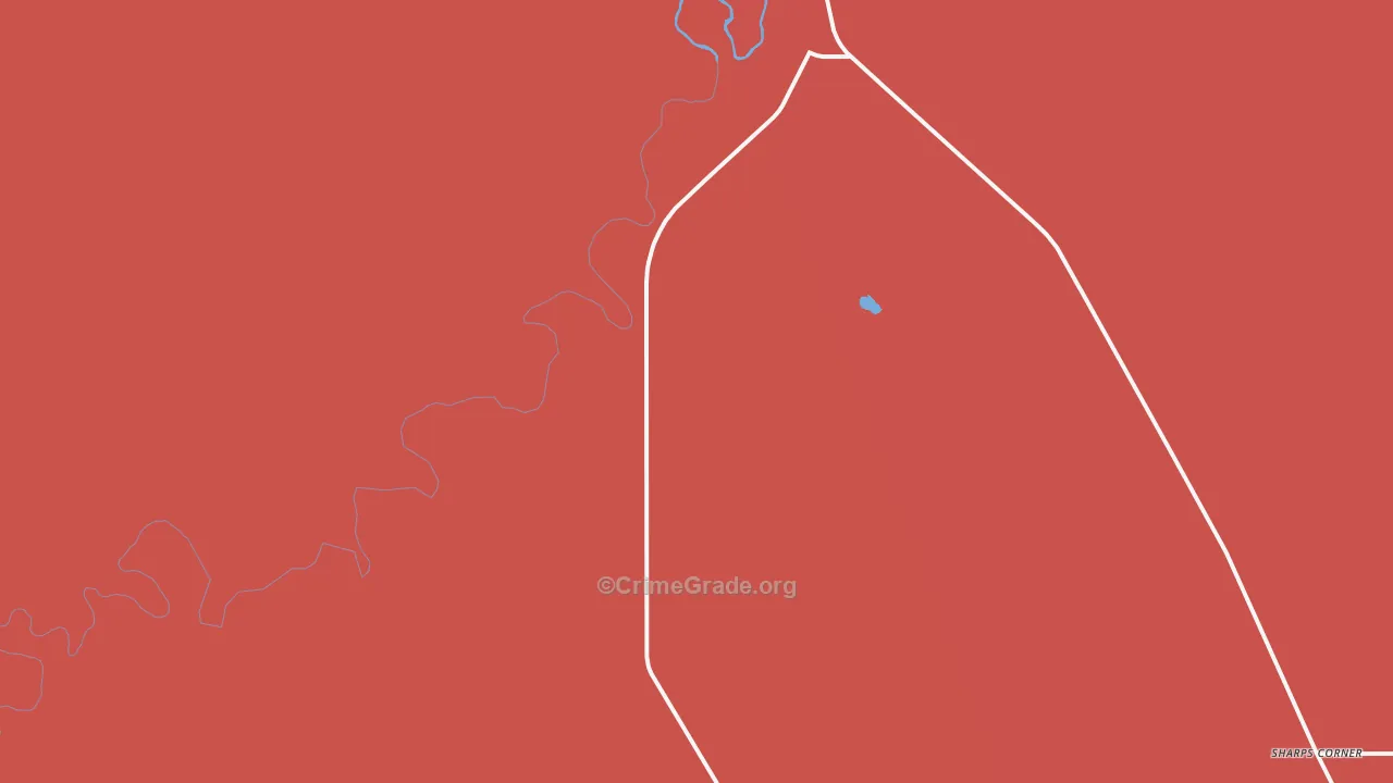 Rockyford, SD Map of Theft Rates