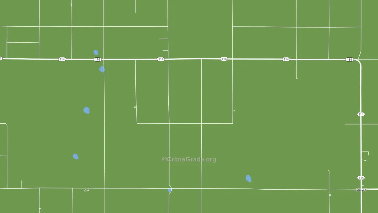 Rogers, NM Map of Theft Rates