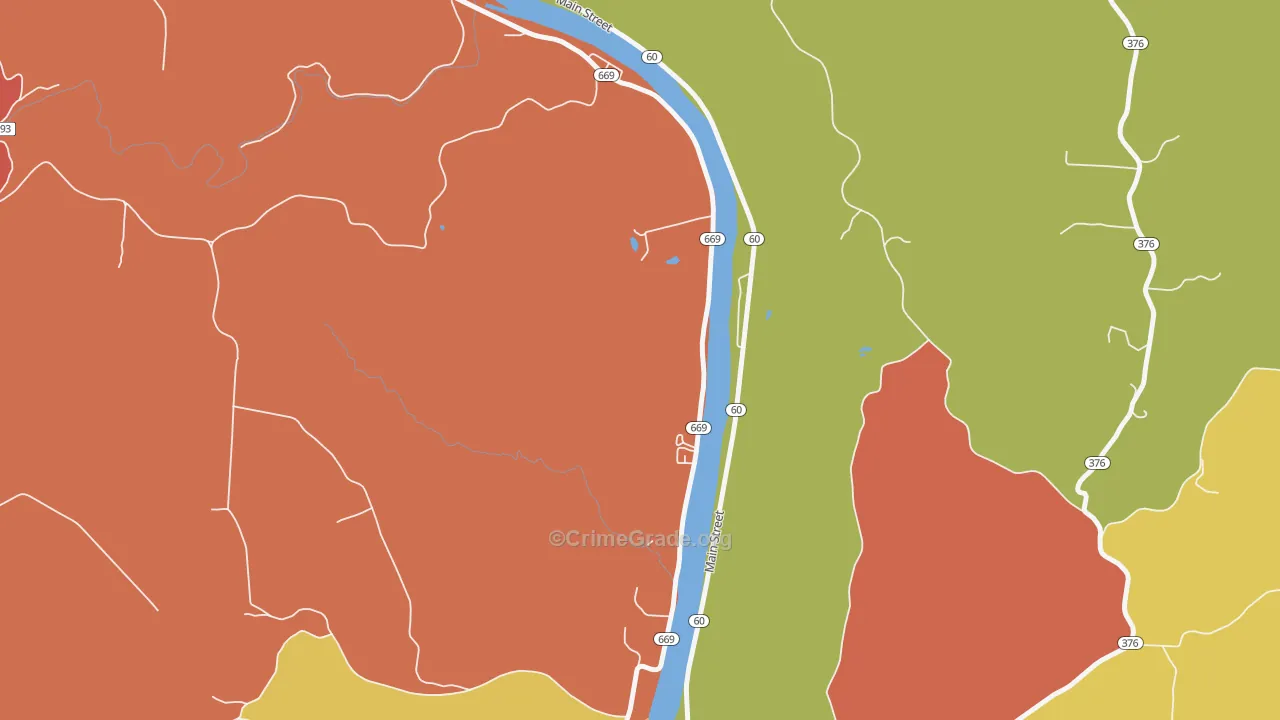 Rokeby Lock, OH Map of Theft Rates