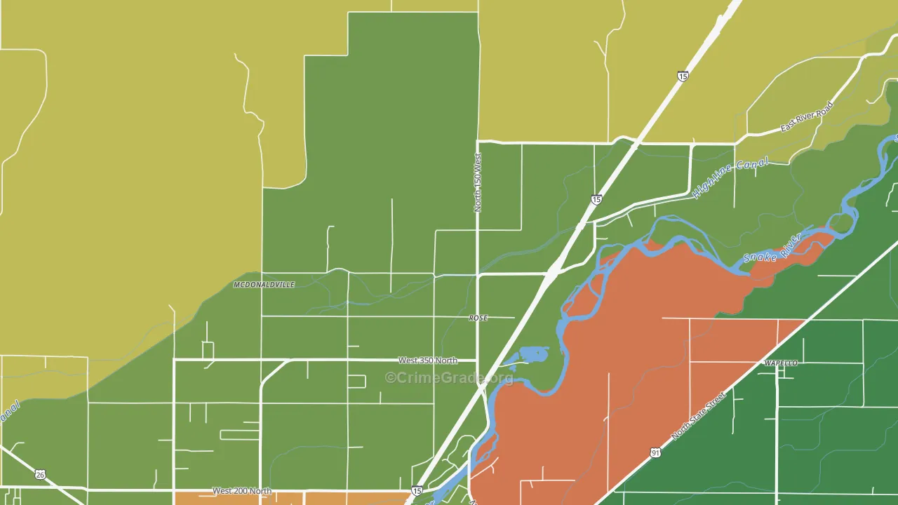 Rose, ID Map of Theft Rates