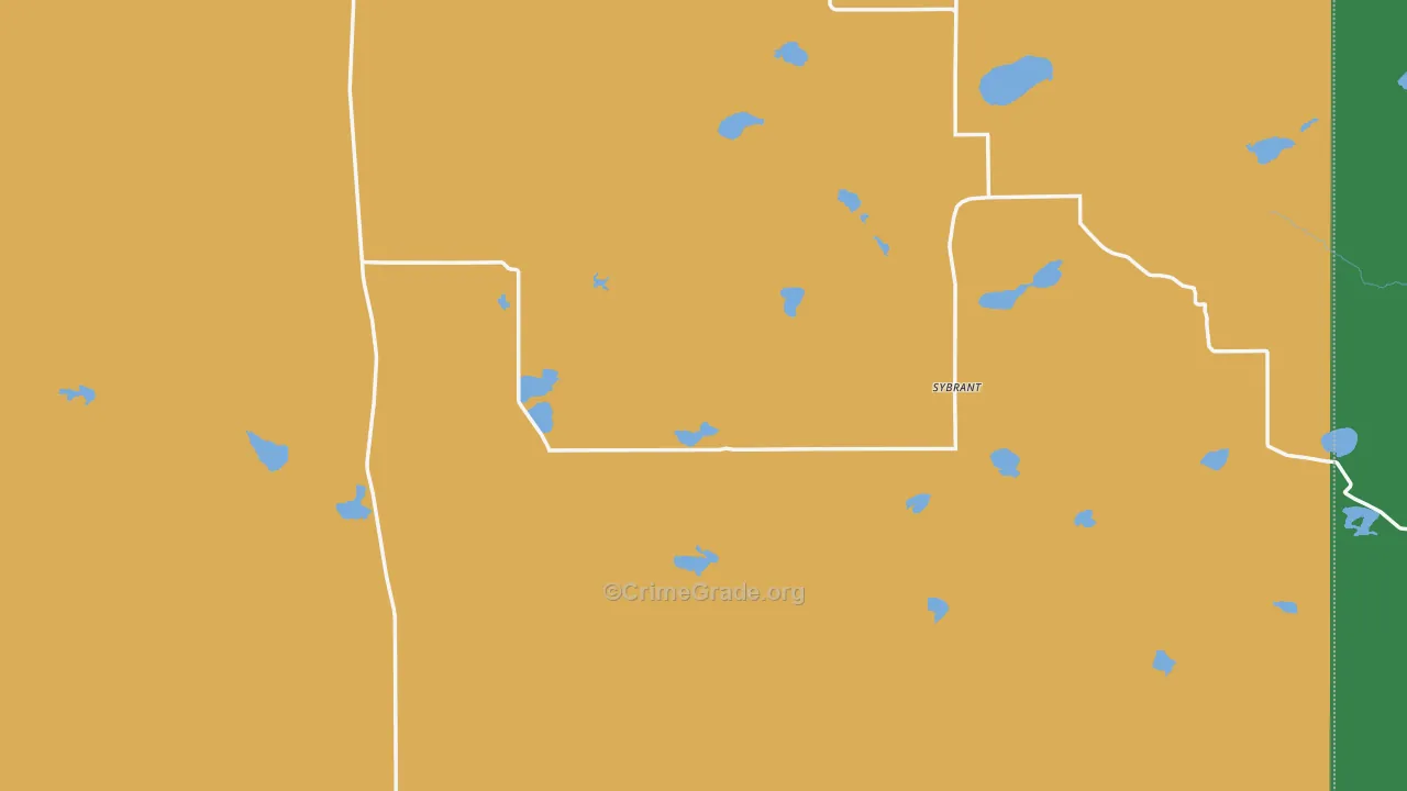 Rose, NE Map of Theft Rates