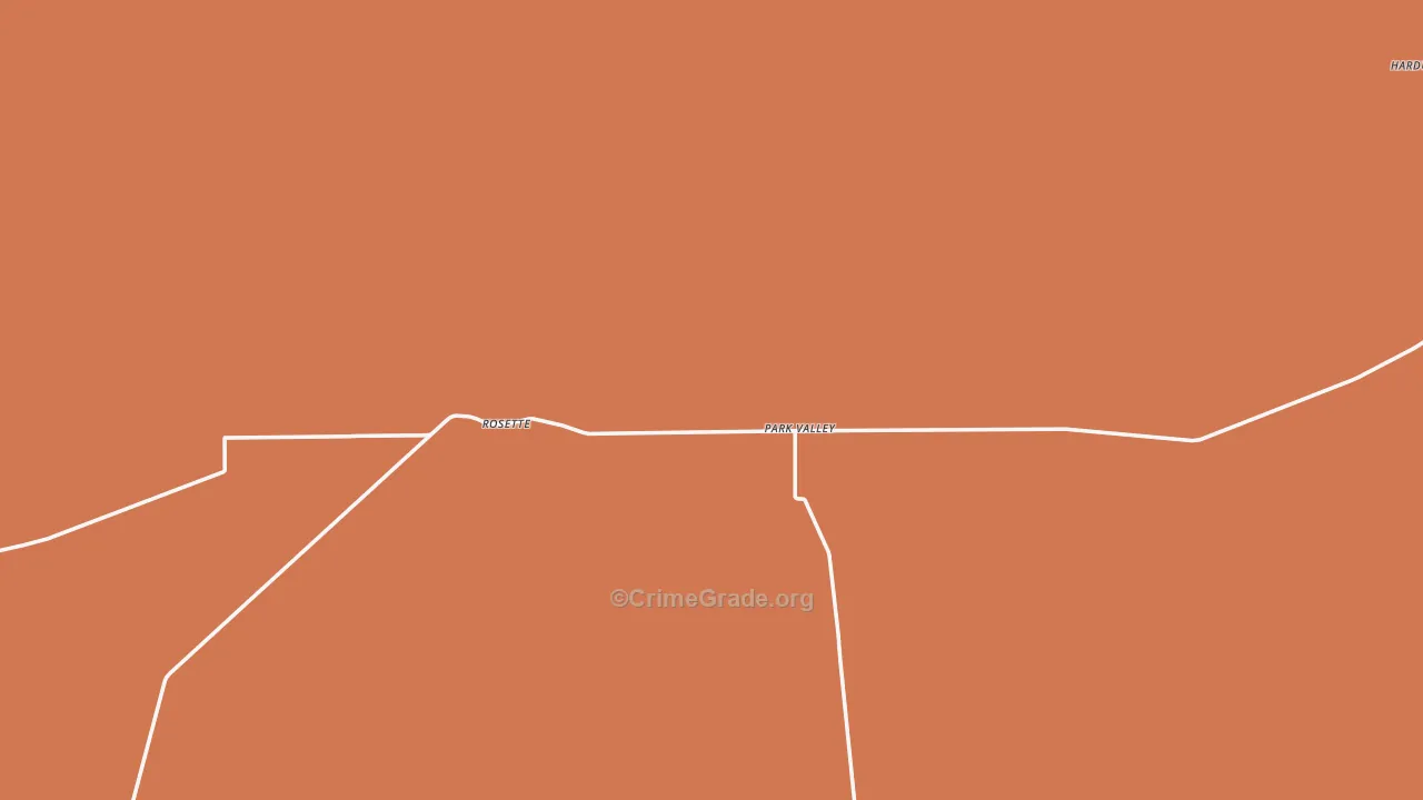 Rosette, UT Map of Theft Rates