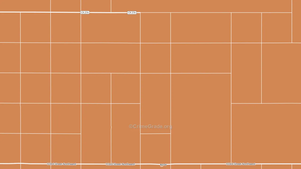 Roth, ND Map of Theft Rates
