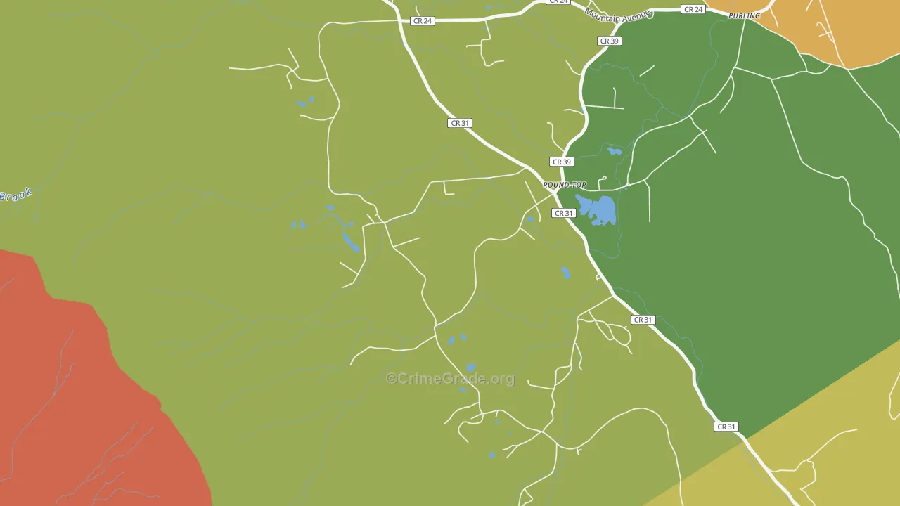 Round Top, NY Map of Theft Rates