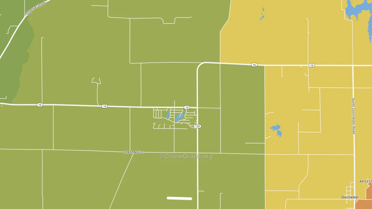 Royal Lakes, IL Map of Theft Rates