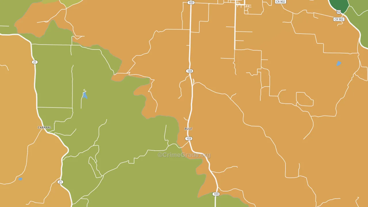 Rule, AR Map of Theft Rates