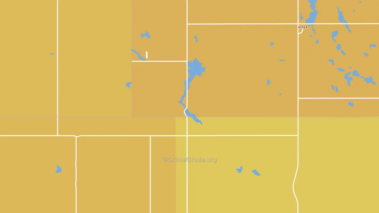Ryder, ND Map of Theft Rates