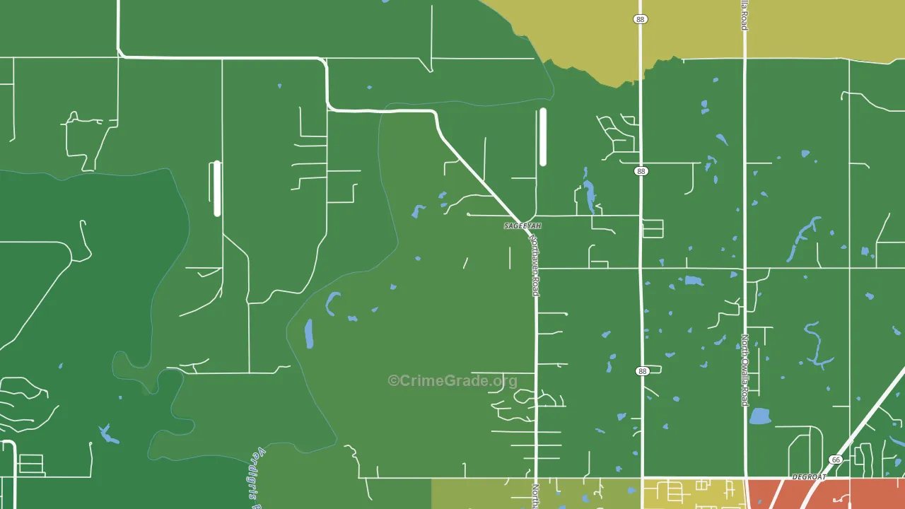Sageeyah, OK Map of Theft Rates