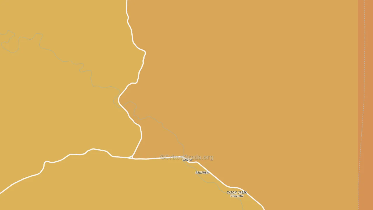 Santa, ID Map of Theft Rates