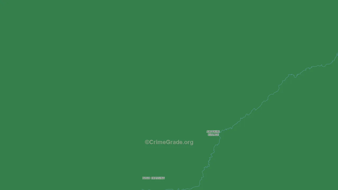 Sapphire Village, MT Map of Theft Rates