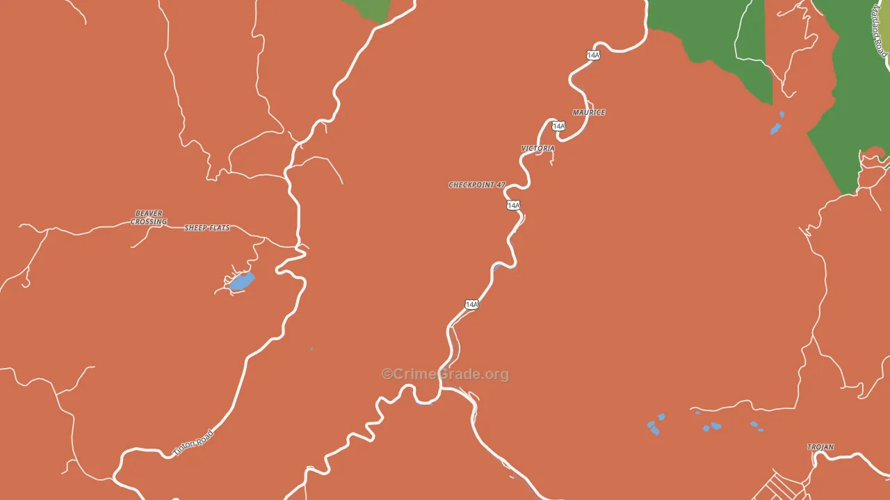 Savoy, SD Map of Theft Rates