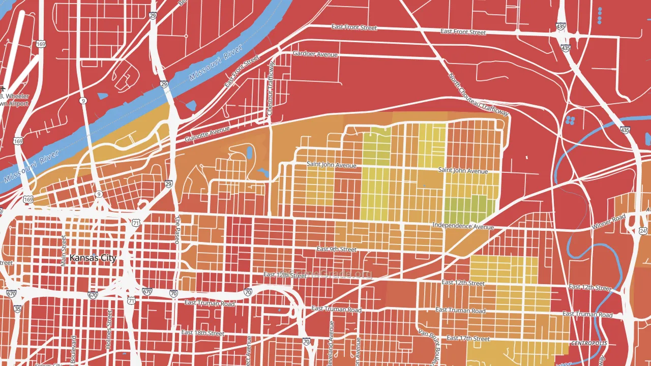 Scarritt Renaissance, Kansas City, MO Map of Theft Rates