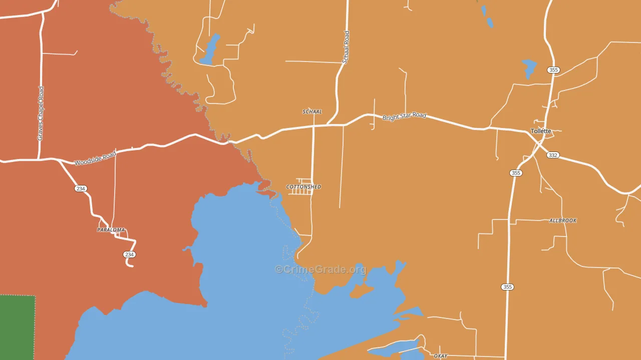 Schaal, AR Map of Theft Rates