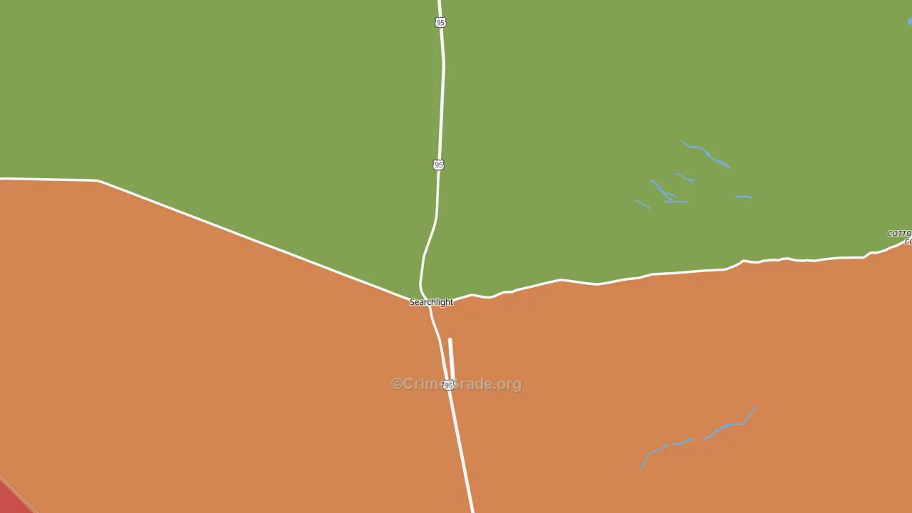 Searchlight, NV Map of Theft Rates