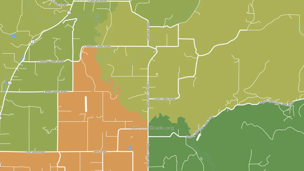 Selle, ID Map of Theft Rates
