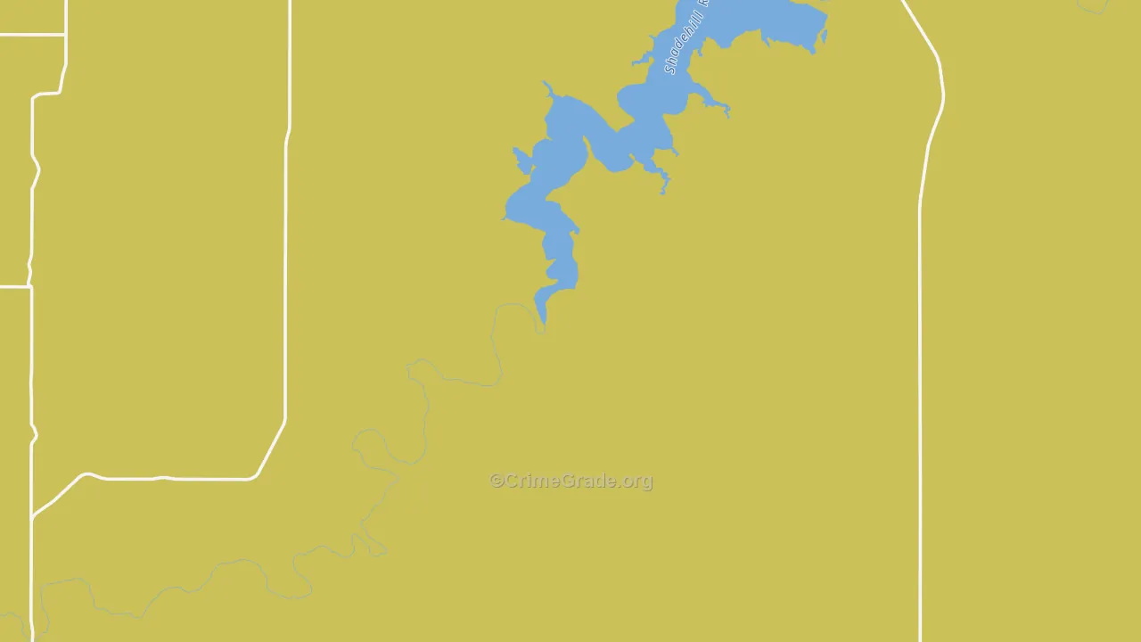 Shadehill, SD Map of Theft Rates
