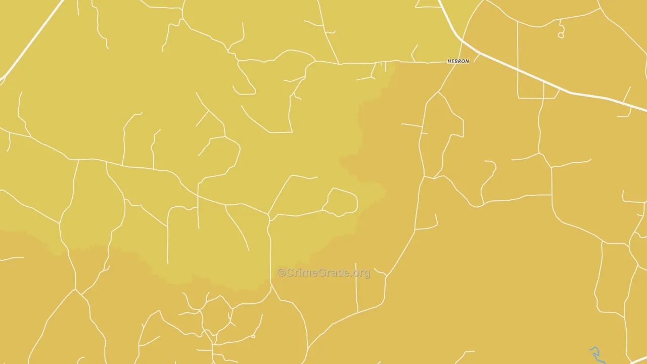 Sharon, LA Map of Theft Rates