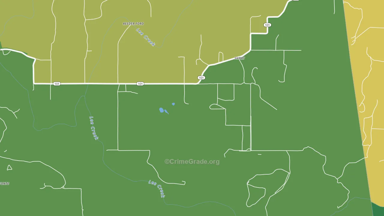 Short, OK Map of Theft Rates