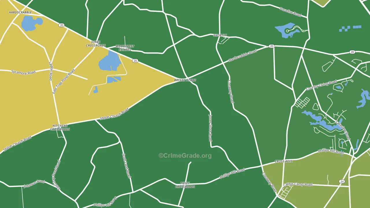 Shortly, DE Map of Theft Rates