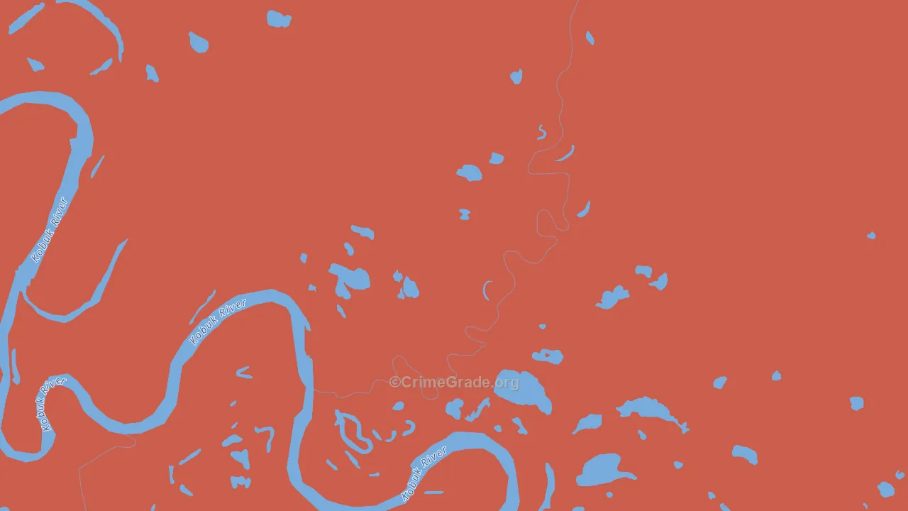 Shungnak, AK Map of Theft Rates