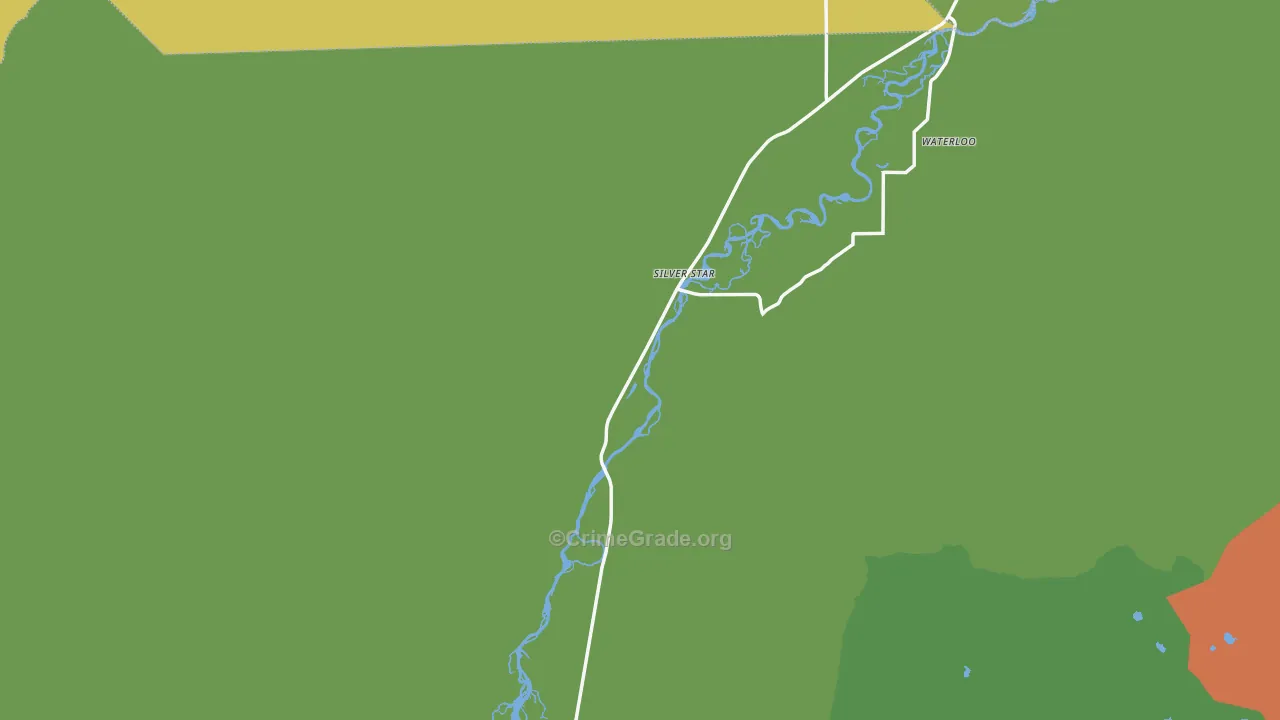 Silver Star, MT Map of Theft Rates