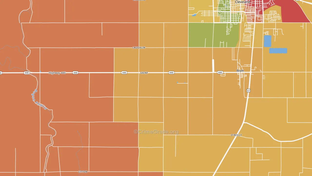 Skene, MS Map of Theft Rates
