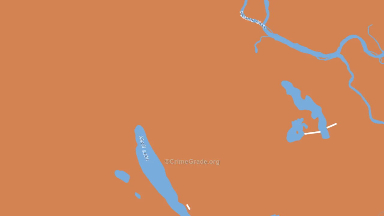 Skwentna, AK Map of Theft Rates