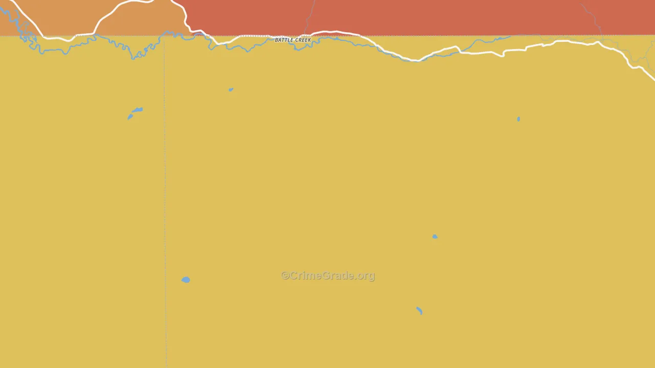 Slater, CO Map of Theft Rates