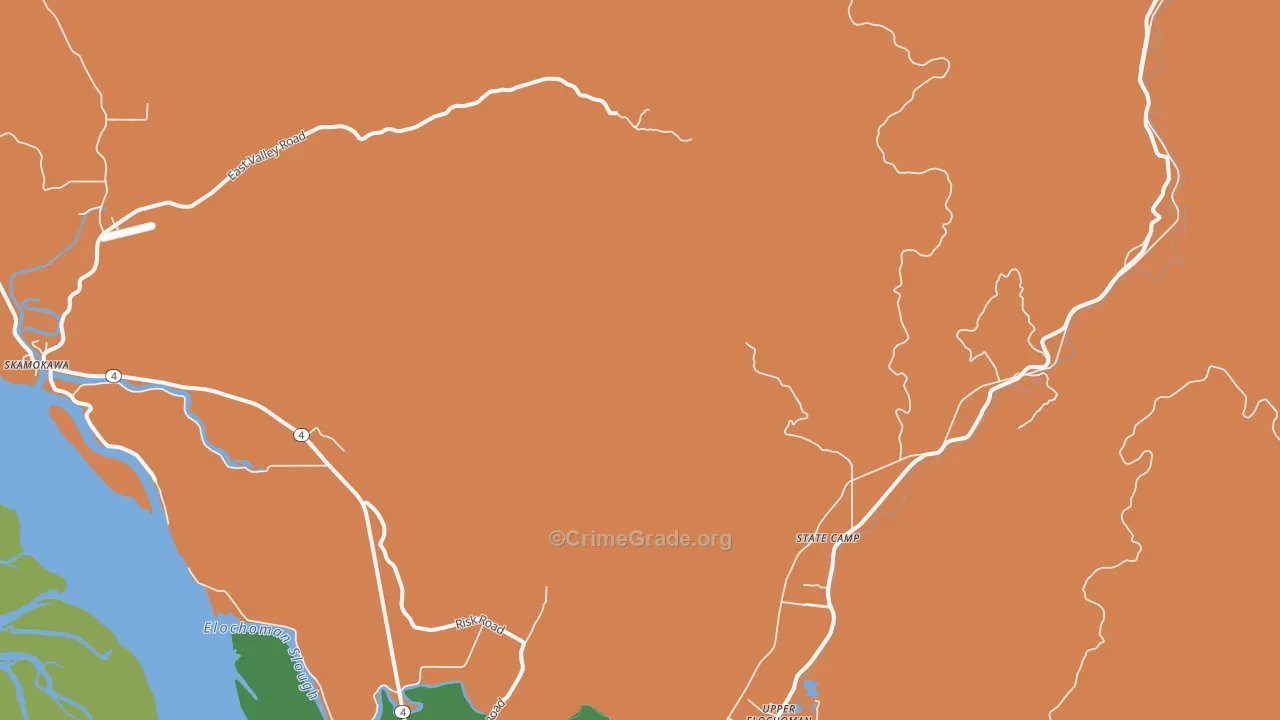 Sleepy Hollow, WA Map of Theft Rates