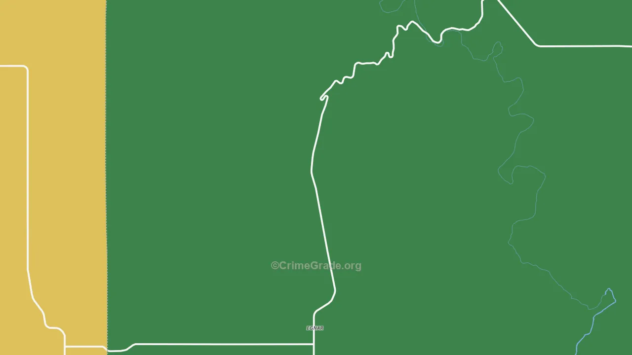 Slick Rock, CO Map of Theft Rates