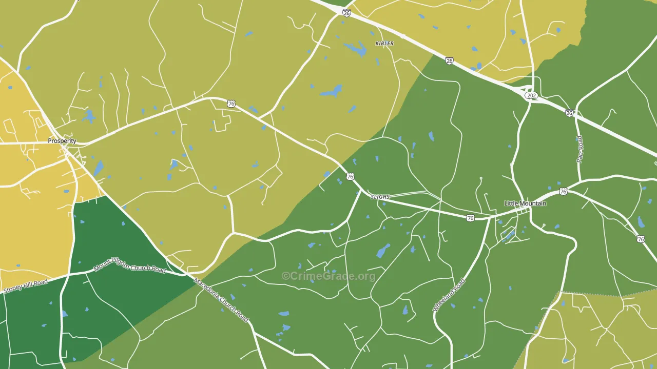 Slighs, SC Map of Theft Rates