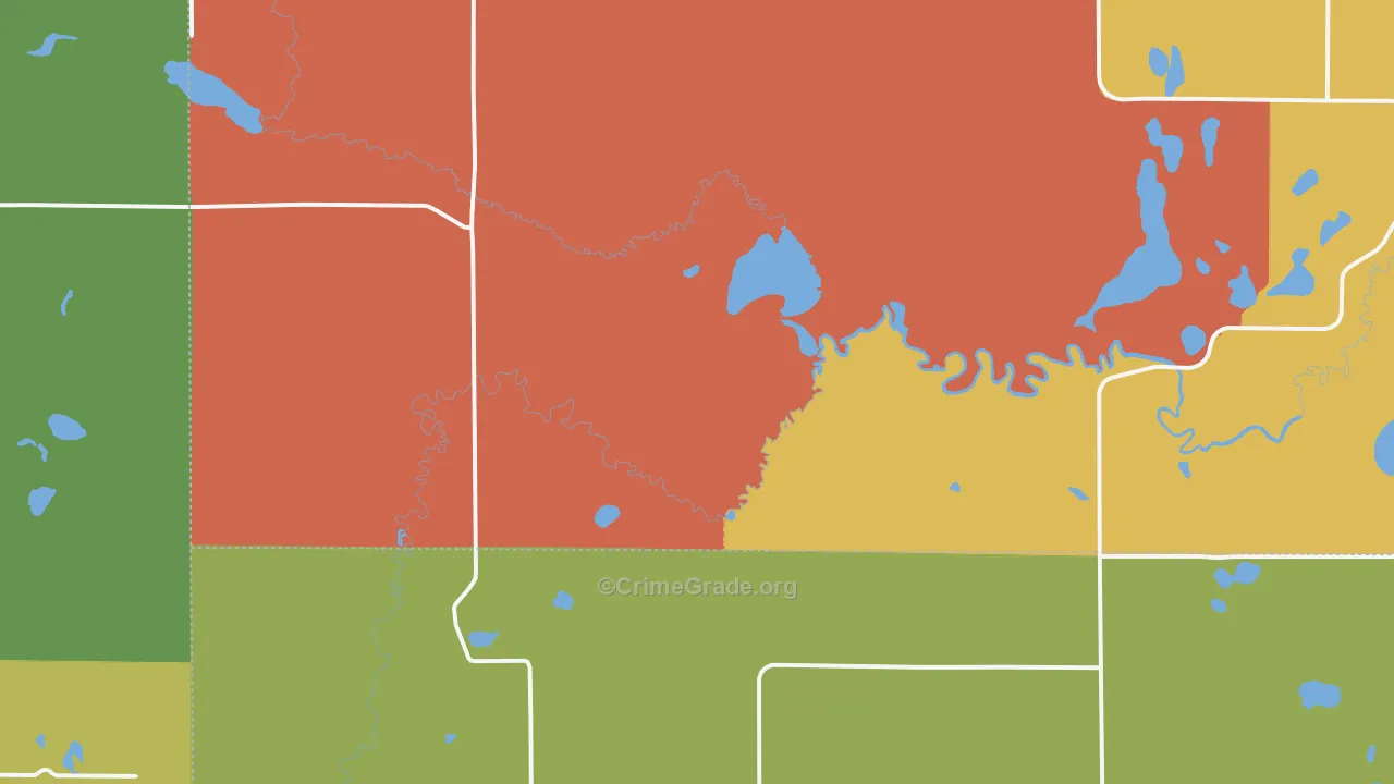 Solway, MN Map of Theft Rates