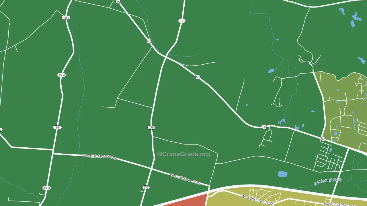 Sorgho, KY Map of Theft Rates